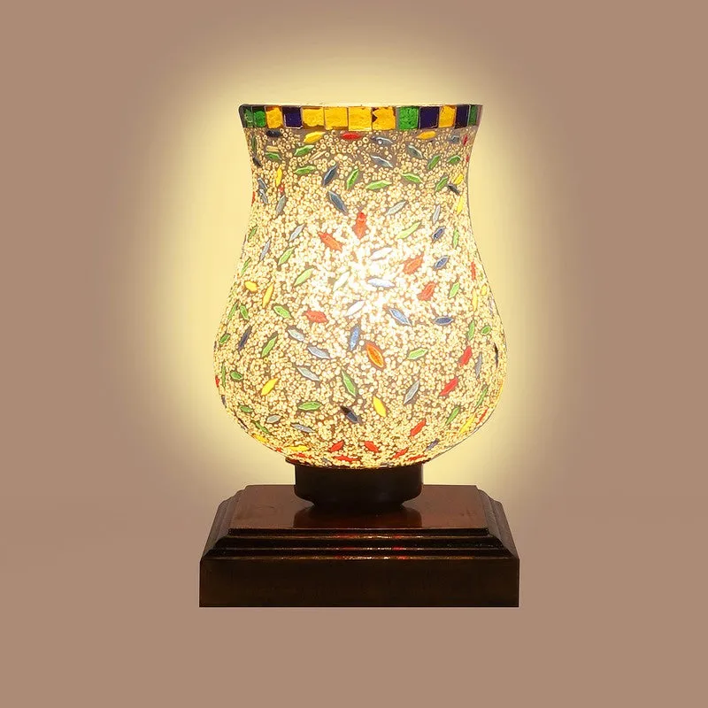 Lumira Mosaic Glass Table Lamp - Multicolor media 7