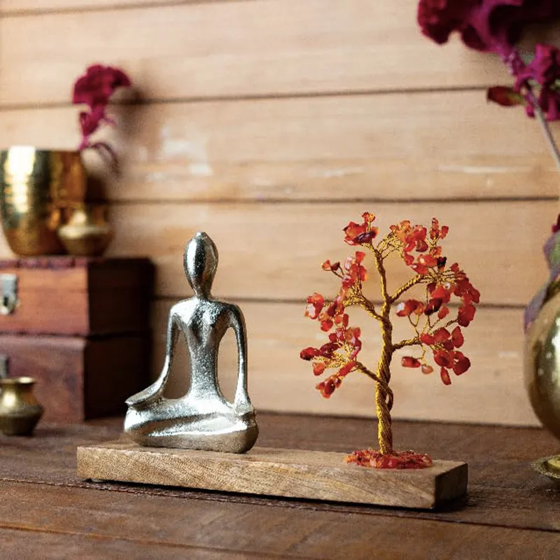 Bodhi Meditation Showpiece - Carnelian media 4