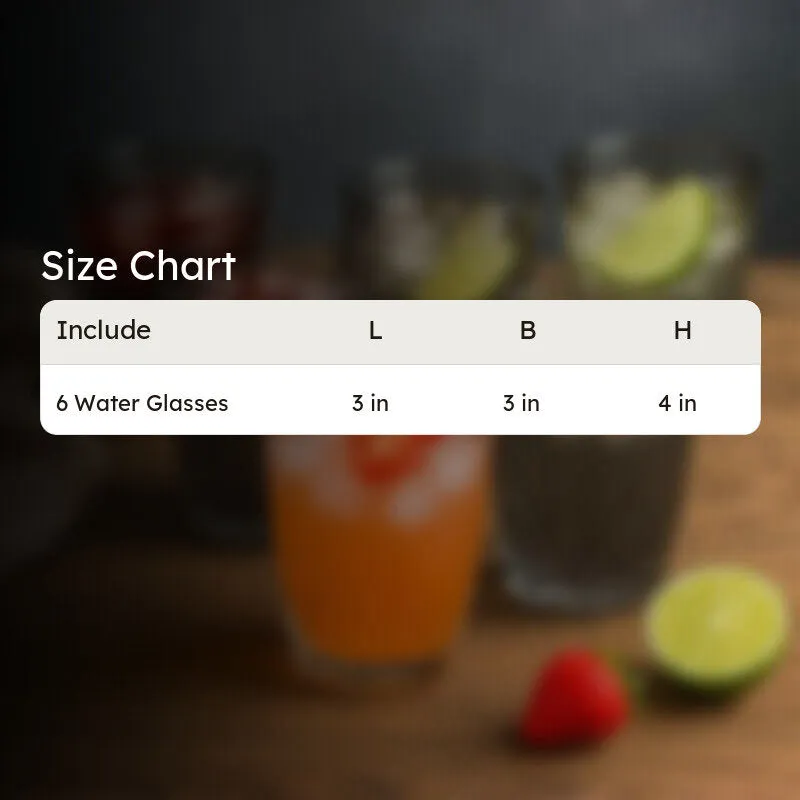 Crystal Wave Glasses (Grey,280 mL) - Set Of Six media 7