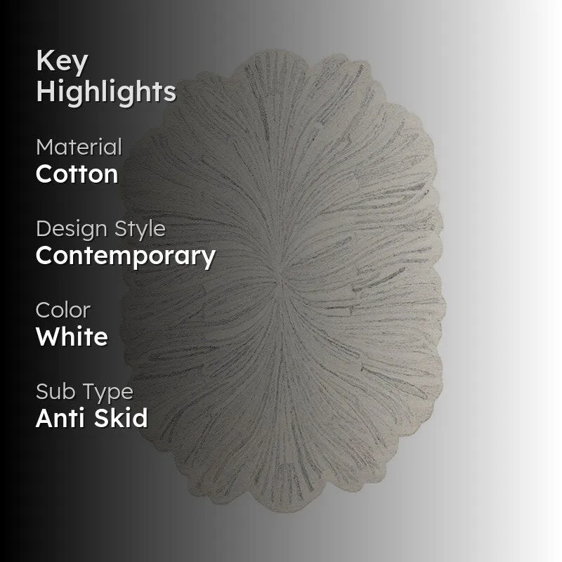 Novara Cotton Carpet - White media 2