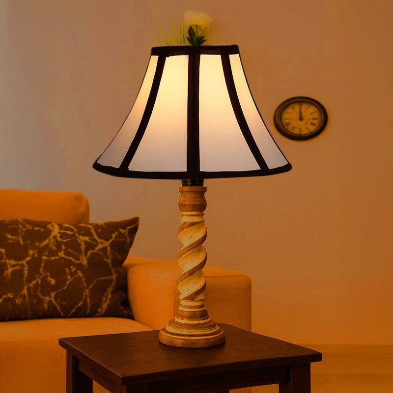 Modera Airo Wooden Table Lamp - White