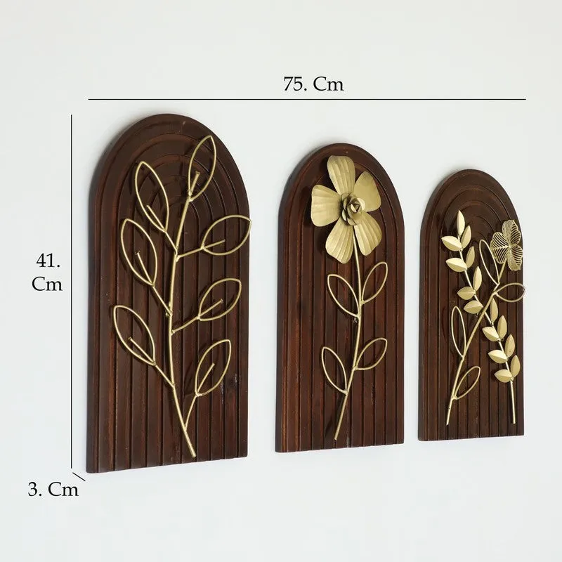 Arbor Botanica Metal & Wood Wall Accent - Set Of Three media 5