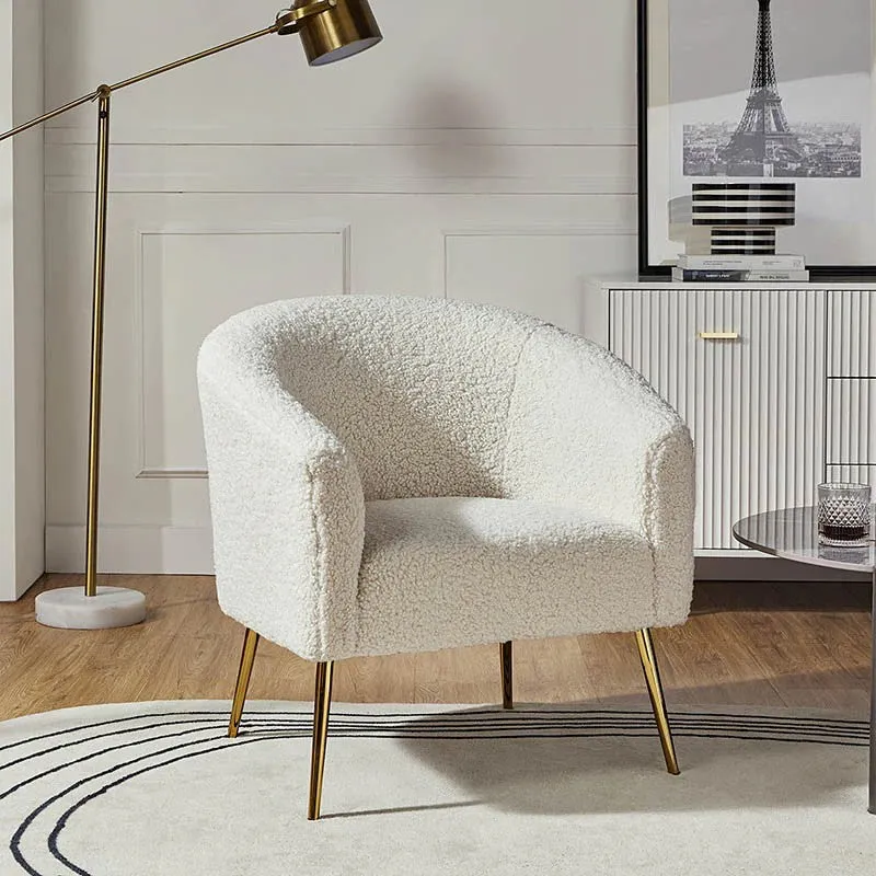 Stylo Neem Wood Accent Chair - White media 4