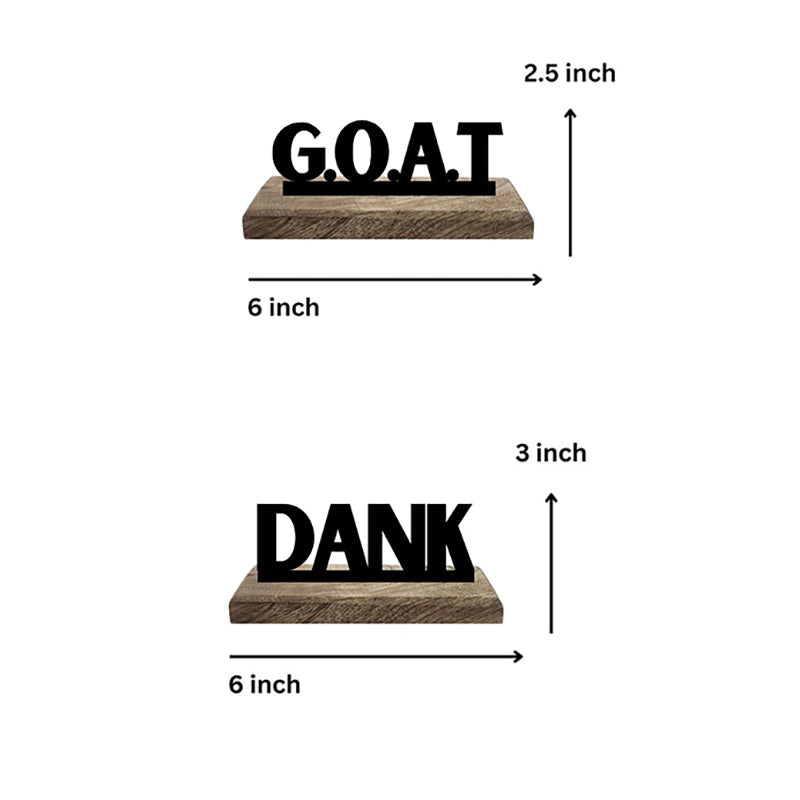 Iconic Blend Typography Showpiece - Set Of Two media 8