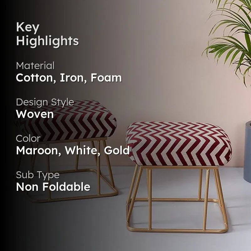 Maja Metallic Stool - Set Of Two media 2