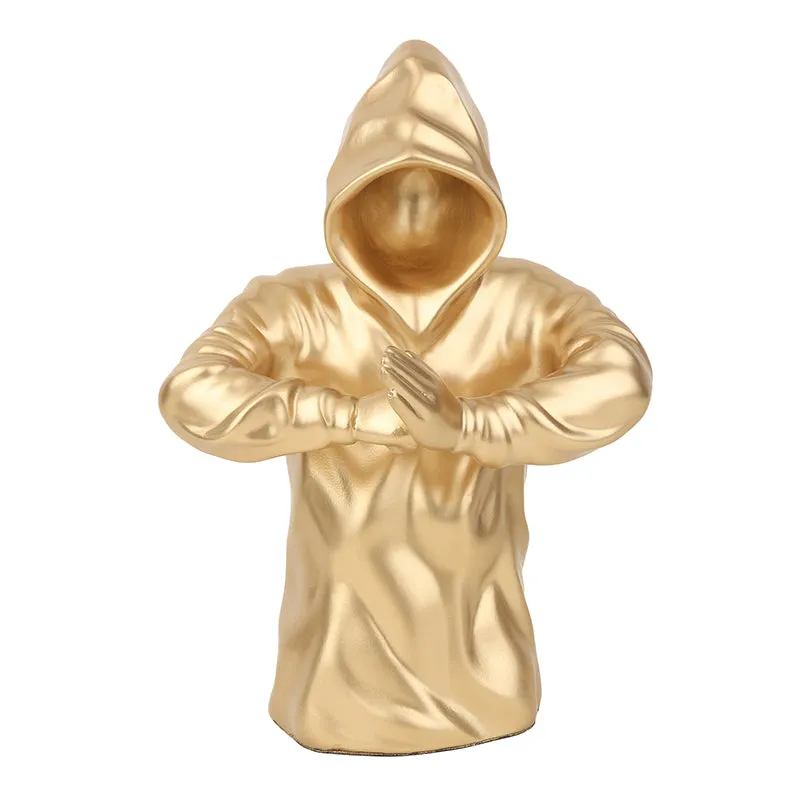 Hooded Ronin Showpiece - Gold media 3