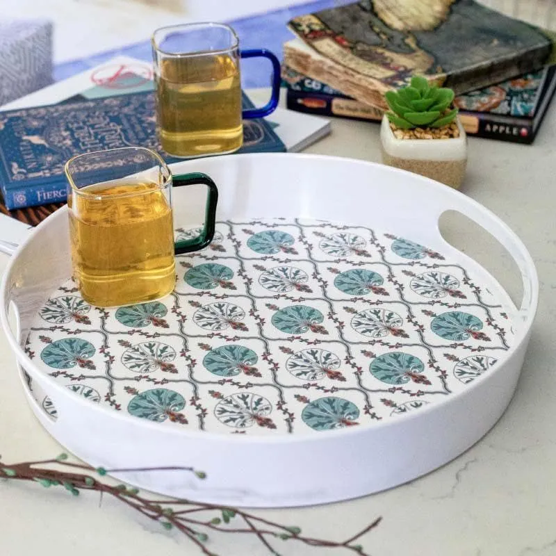Royal Chic Round Serving Tray media 1