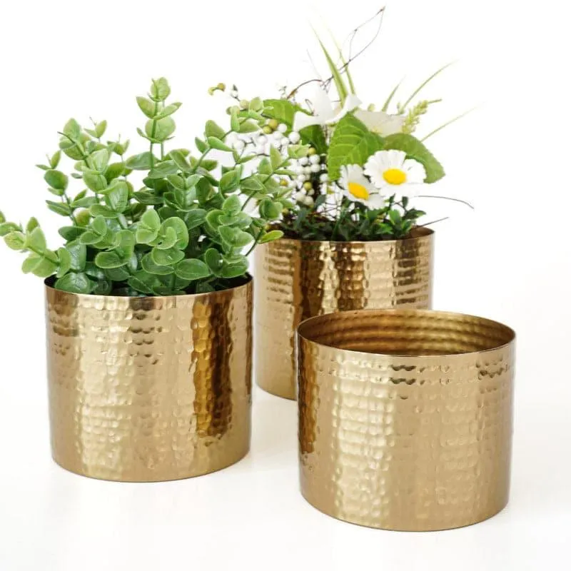 Eliza Metal Planter - Set Of Three media 5
