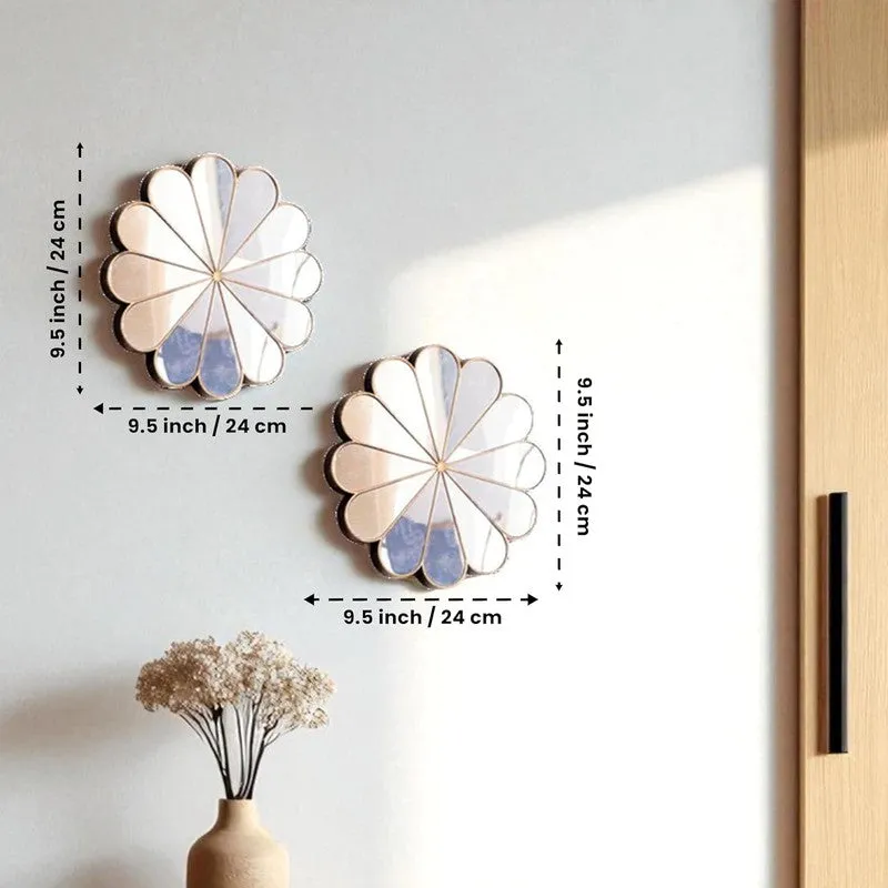 Ivory Arch Wall Mirrors - Set Of Two - 9