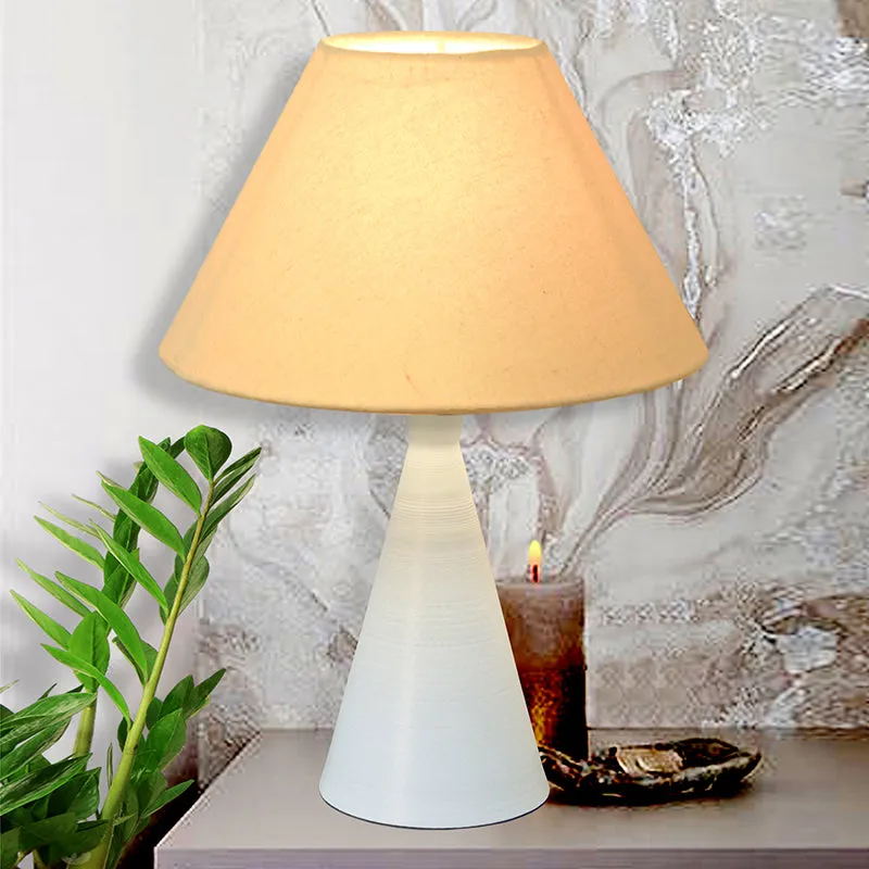 Neux Metal Table Lamp - Ivory,White media 1