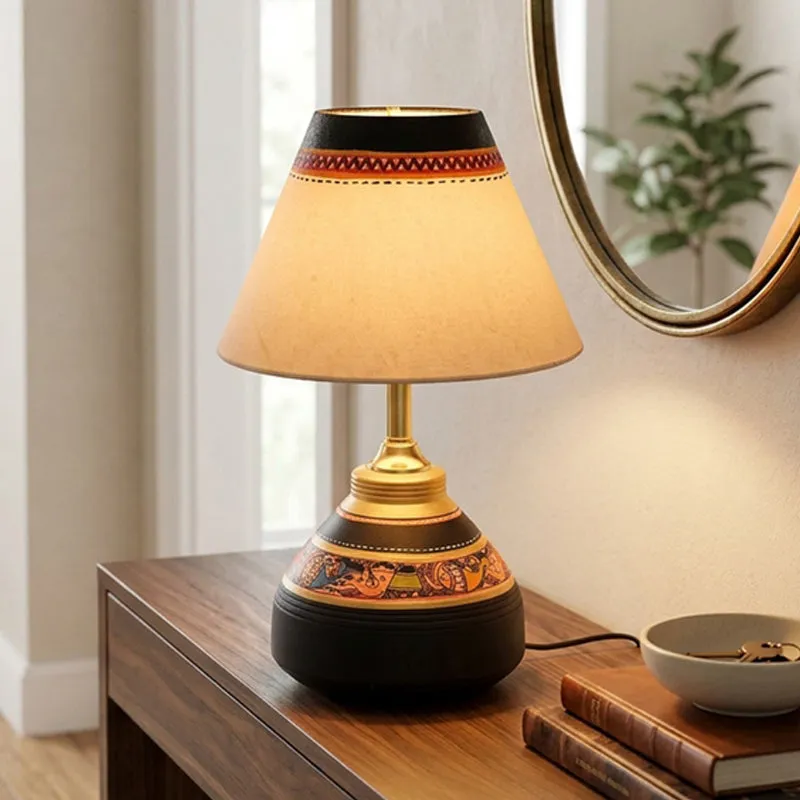 Prosto Terracotta Table Lamp - Multicolor - 9