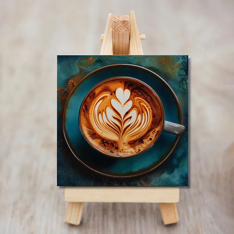 Latte Art Canvas Showpiece media 3