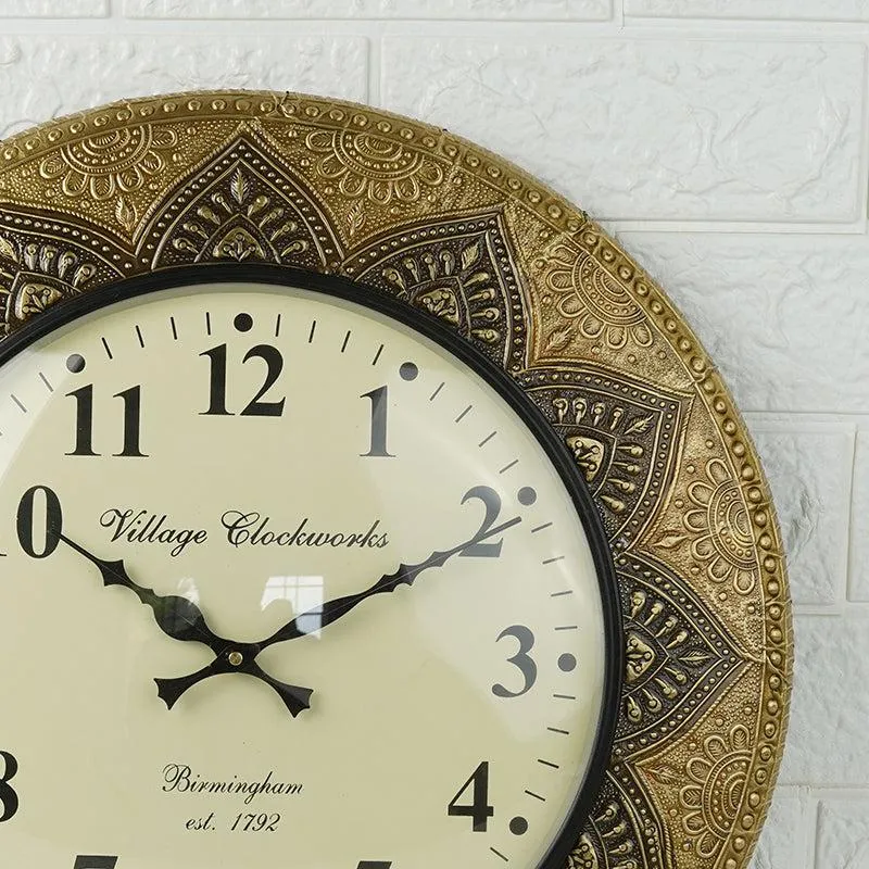 Giora Floral Vintage Wall Clock media 3