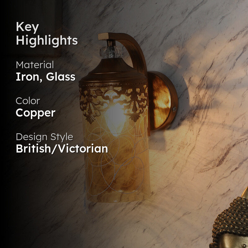 Victoria Iron Wall Lamp media 2