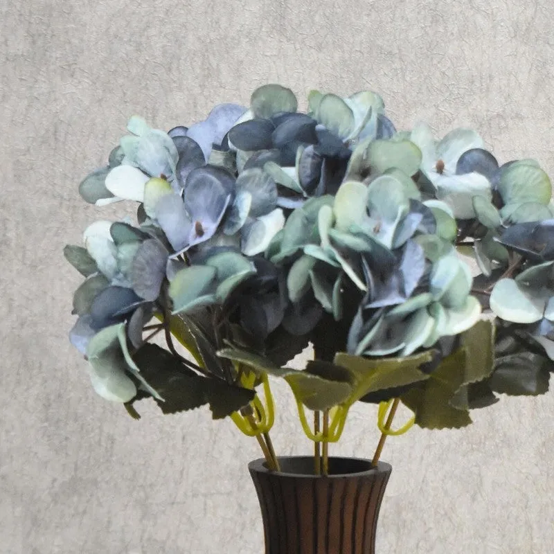 Timeless Artificial Hydrangea Flower - Blue media 3