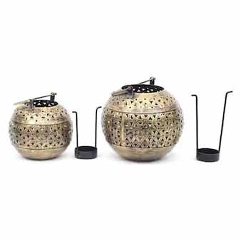 Starlit Lantern Tea Light Holder - Set Of Two media 4