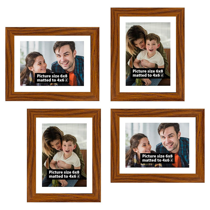 Timberline Photo Frame (Brown) - Set Of Four media 4