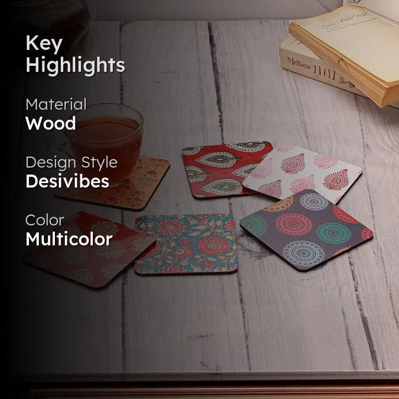 Perun Wood Coaster - Set Of Six media 2