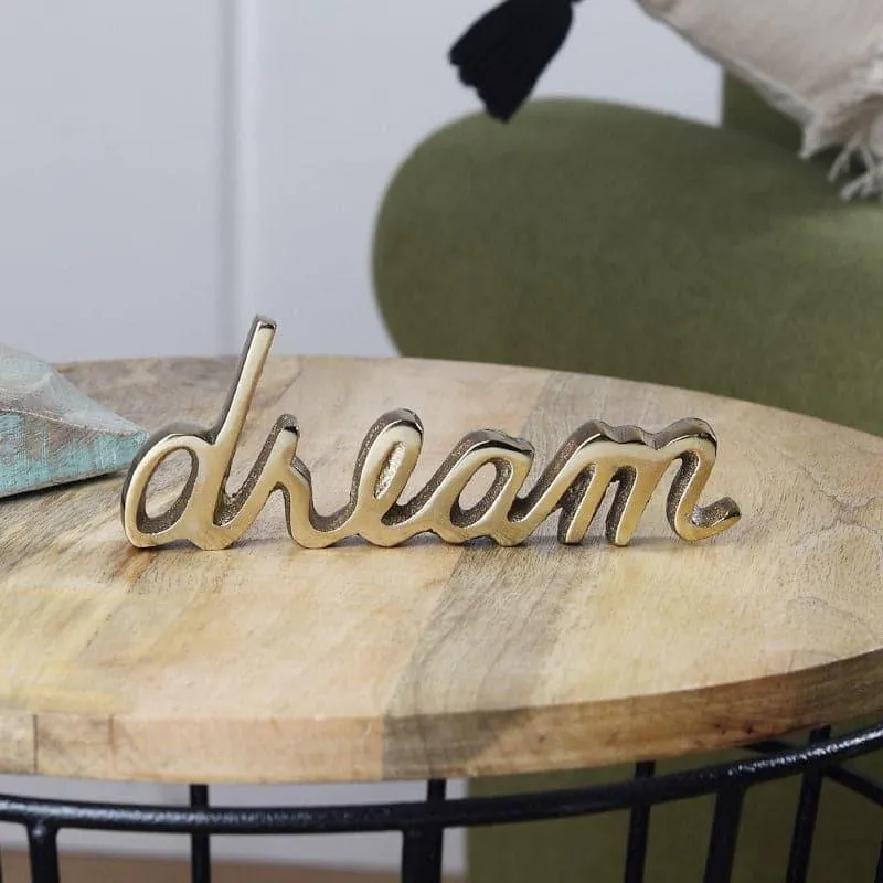 Dream Dose Typography Showpiece - Gold media 3
