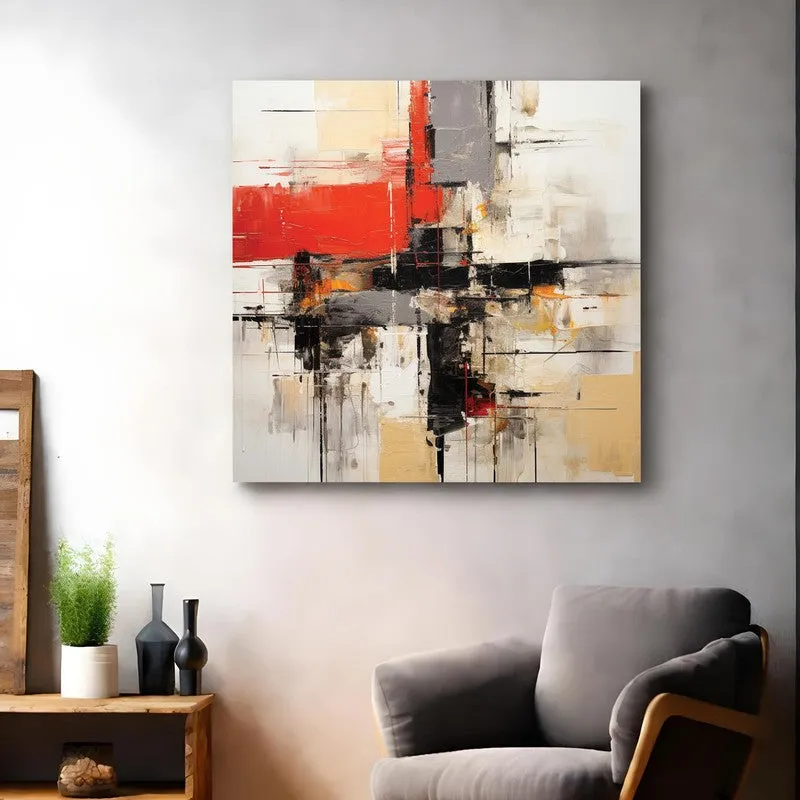 Abstract Strokes Canvas Wall Art media 3