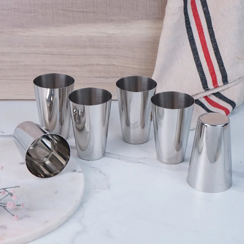Hiko Stainless Steel Tumbler (350 ML) - Set Of Six media 4