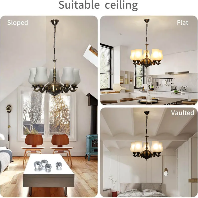 Rabeeha Golden Antique Ceiling Lamp media 5