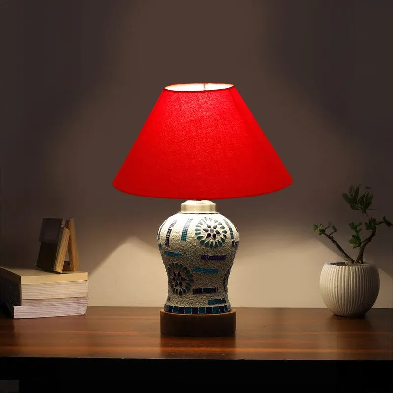 Avero Wooden Table Lamp - Multicolor media 1