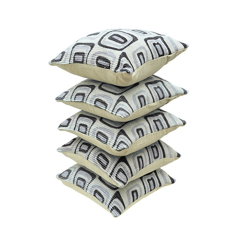 Squarecraft Cushion Cover (Grey) - Set Of Five media 5