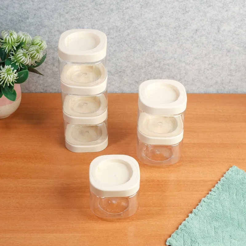 ClearStack White Clear PET Container (450 mL Each) - Set Of Six media 3