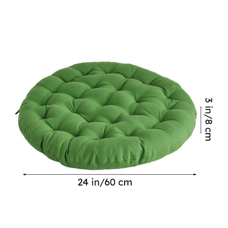 Gloria Floor Cushion (Light Green) - Set Of Two media 9