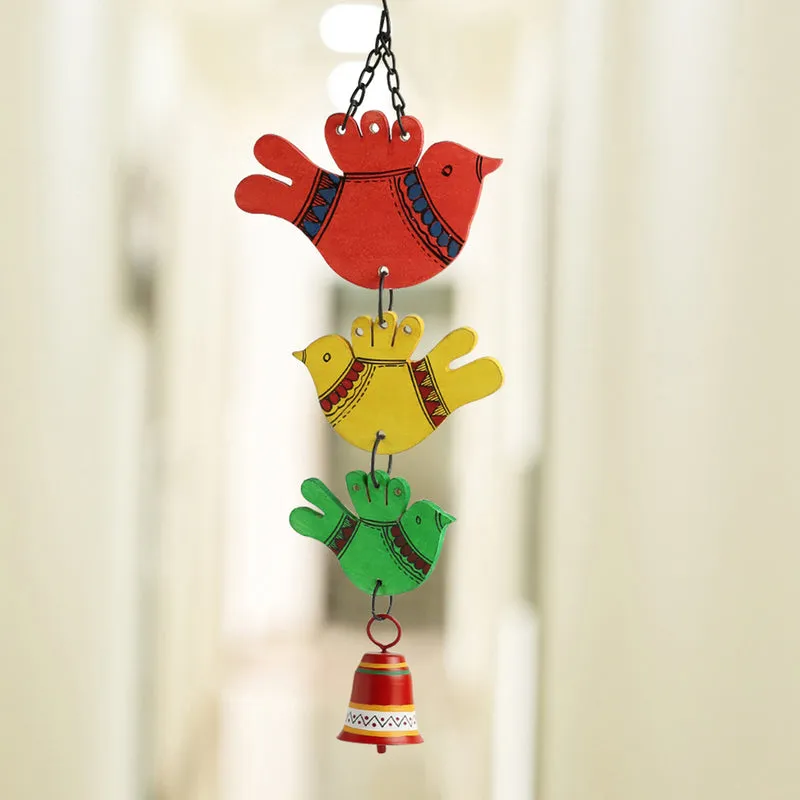 Chidiya Chill Handpainted Wind Chime media 3