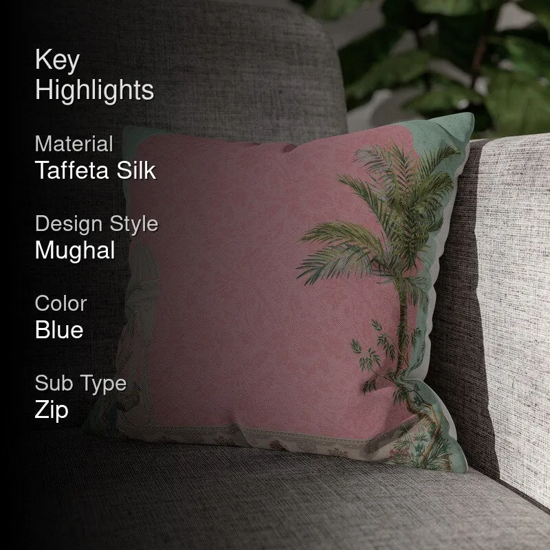 Blush Garden Scene Cushion Cover media 2