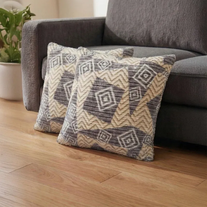 ModMatrix Cushion Cover (Beige) - Set Of Two media 1
