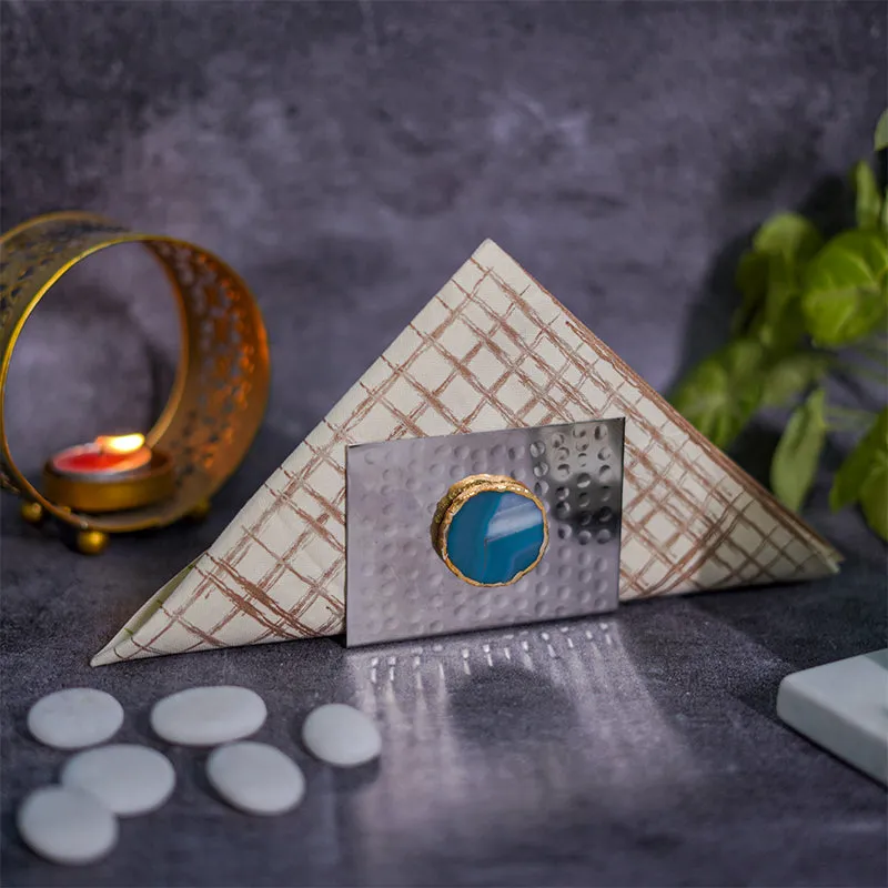 Selma Agate Napkin Holder - Turquoise media 4