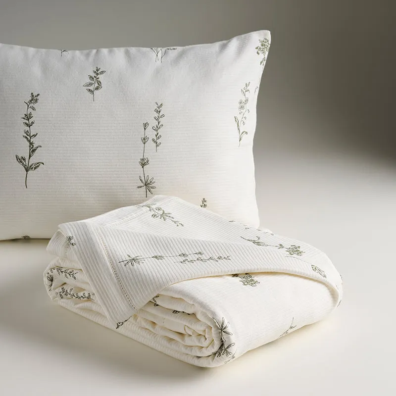 Pale Bloom Cotton Bed Cover - 220 TC - 3