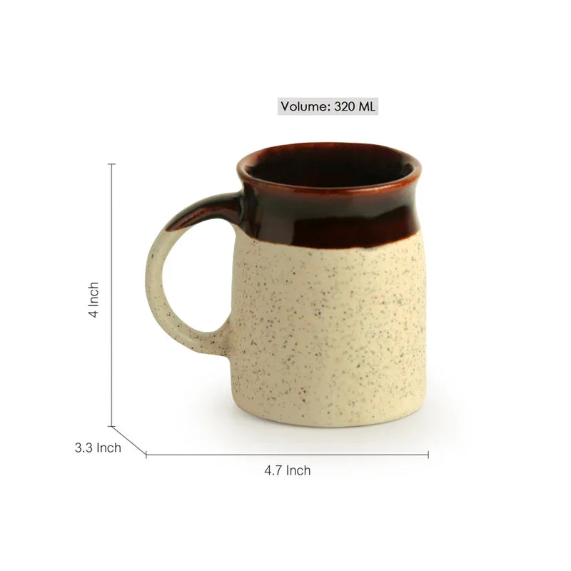 Marlowe Ceramic Coffee Mug (320 mL Each) - Set of Two media 5