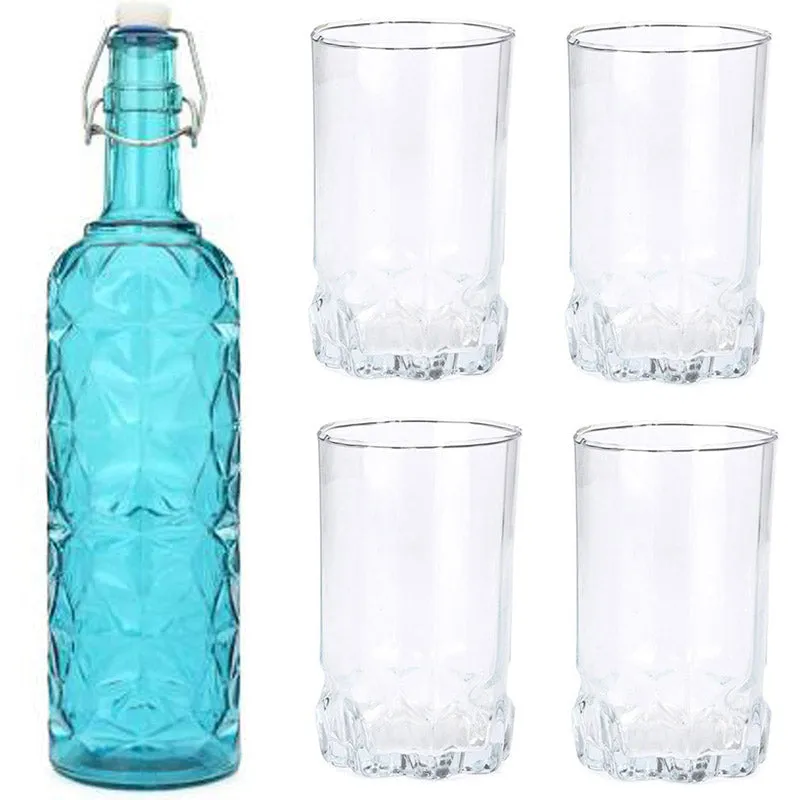 Hayes 1000 mL Water Bottle With 300 mL Glasses - Five Piece Set media 1