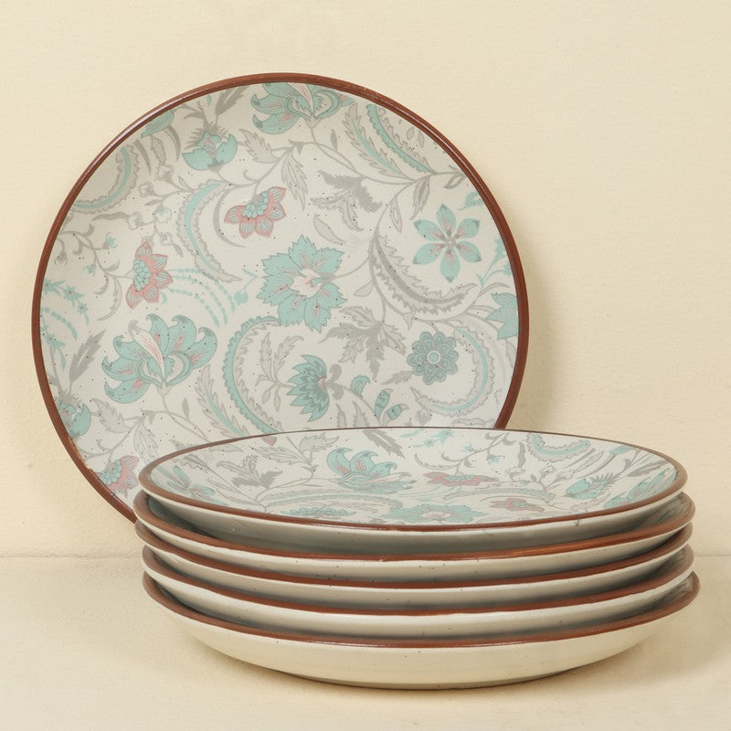 Ceramic Quarter Plate (Multicolor) - Set Of Six media 3