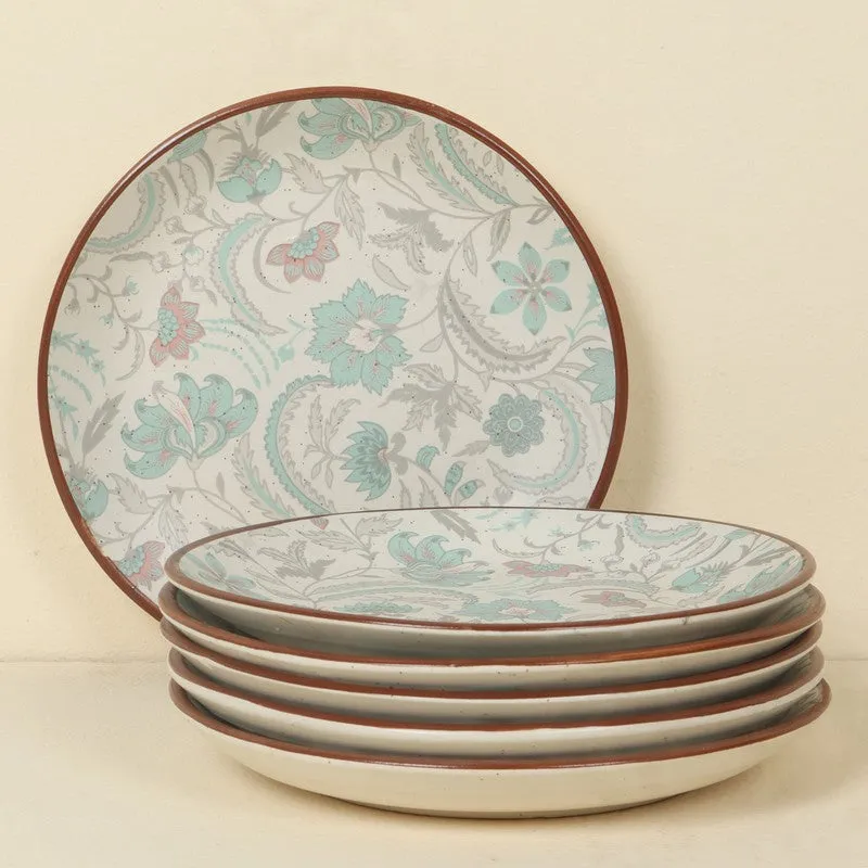 Ceramic Quarter Plate (Multicolor) - Set Of Six media 3