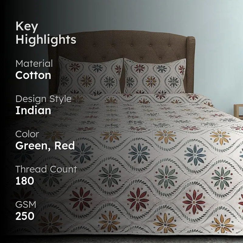 Oshun Ethnic Cotton Quilt - 250 GSM media 2