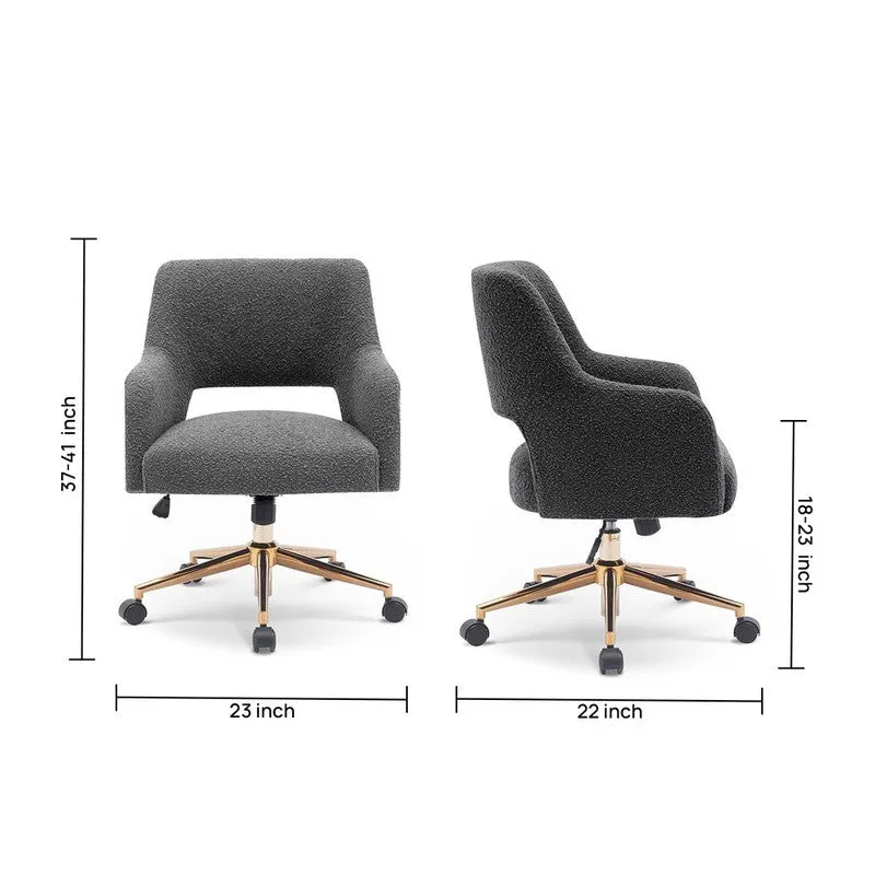 Sitessa Metal Office Chair - Grey media 12