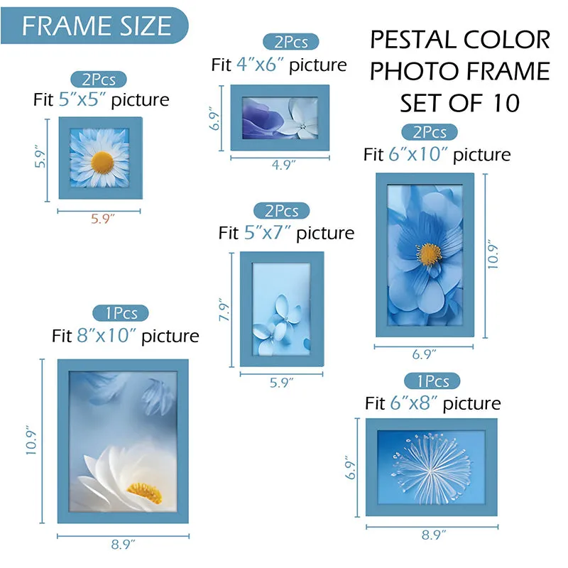 Momencia Photo Frame (Blue) - Set Of Ten media 9