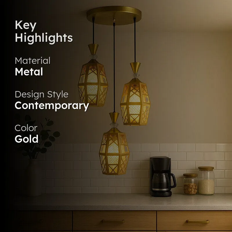 Orlume Metal Cluster Ceiling Lamp media 2