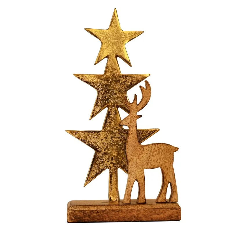 Reindeer Aluminum Glow Table Showpiece media 3