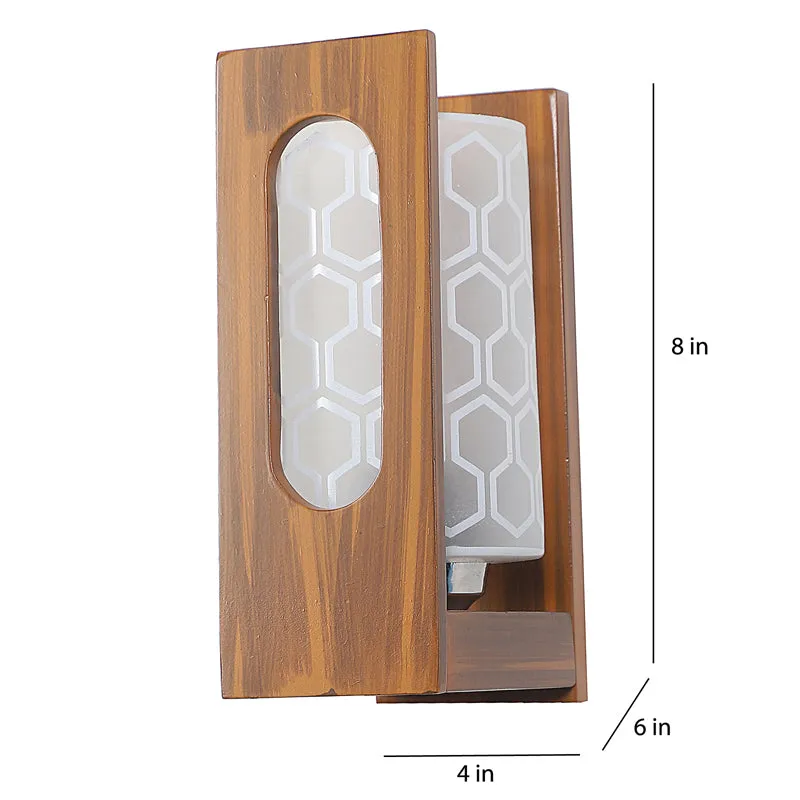 Drike Wooden Wall Lamp media 9