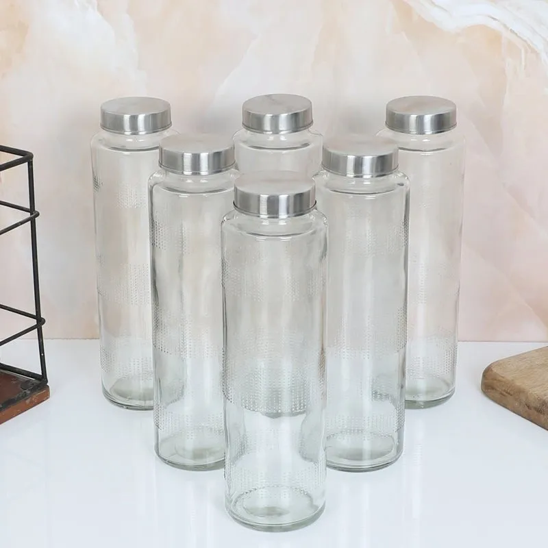 Leia Glass Water Bottle (750 mL) - Set Of Six media 3