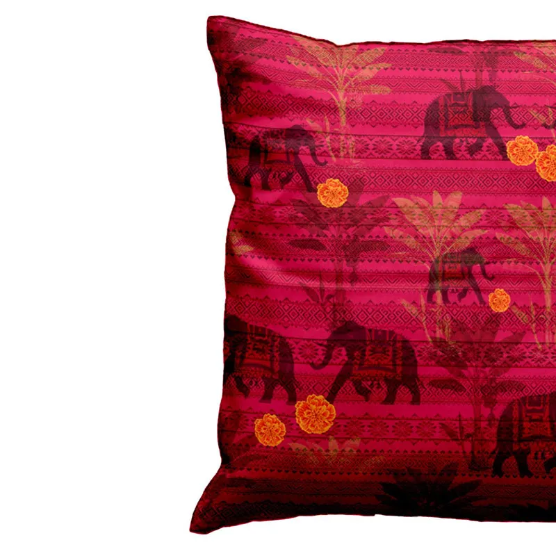 Savannah Haathi Printed Cushion Cover Set - Set Of Three media 5