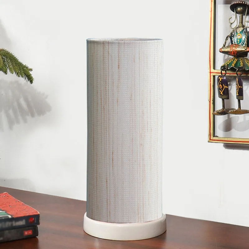 Esto Tower Wooden Table Lamp - Grey,White media 3