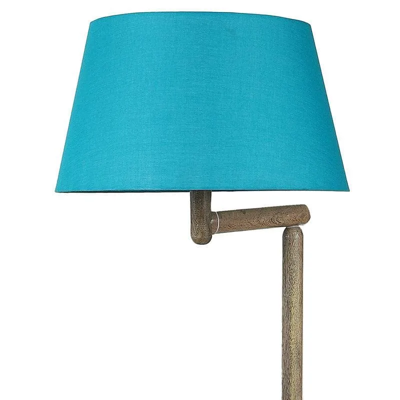 Eartha Enya Floor Lamp With Shelf - Ocean Blue media 4