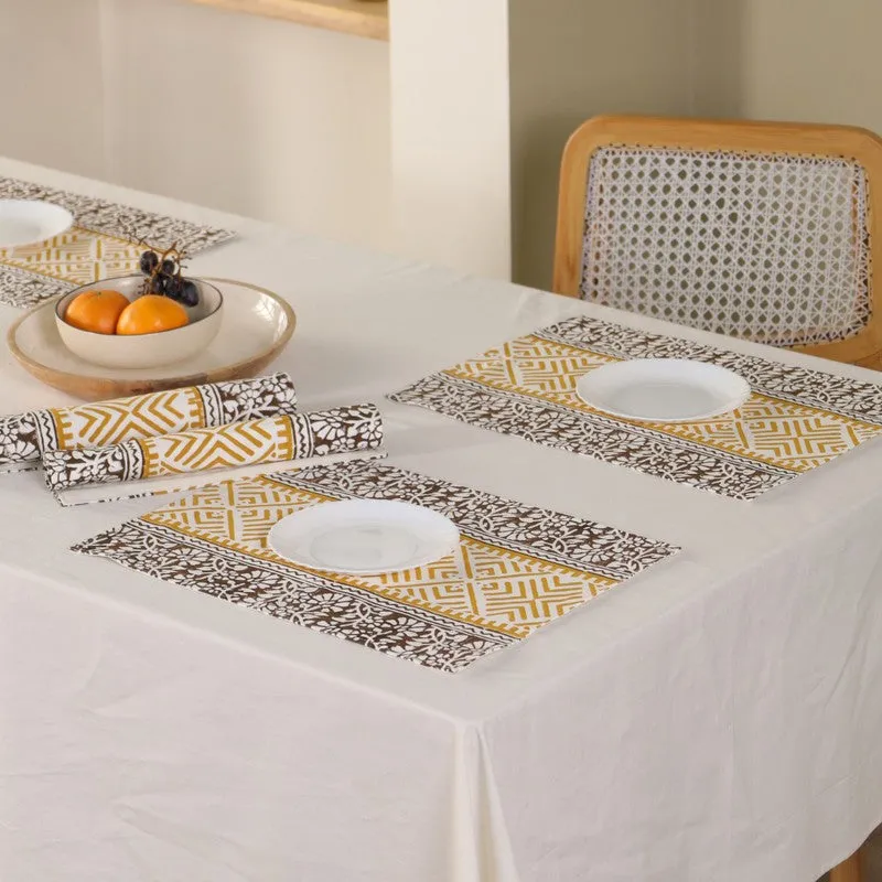Linear Chic Canvas Table Mats - Set Of Two media 6